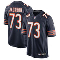 Men's Chicago Bears Jonah Jackson Navy Team Game Jersey