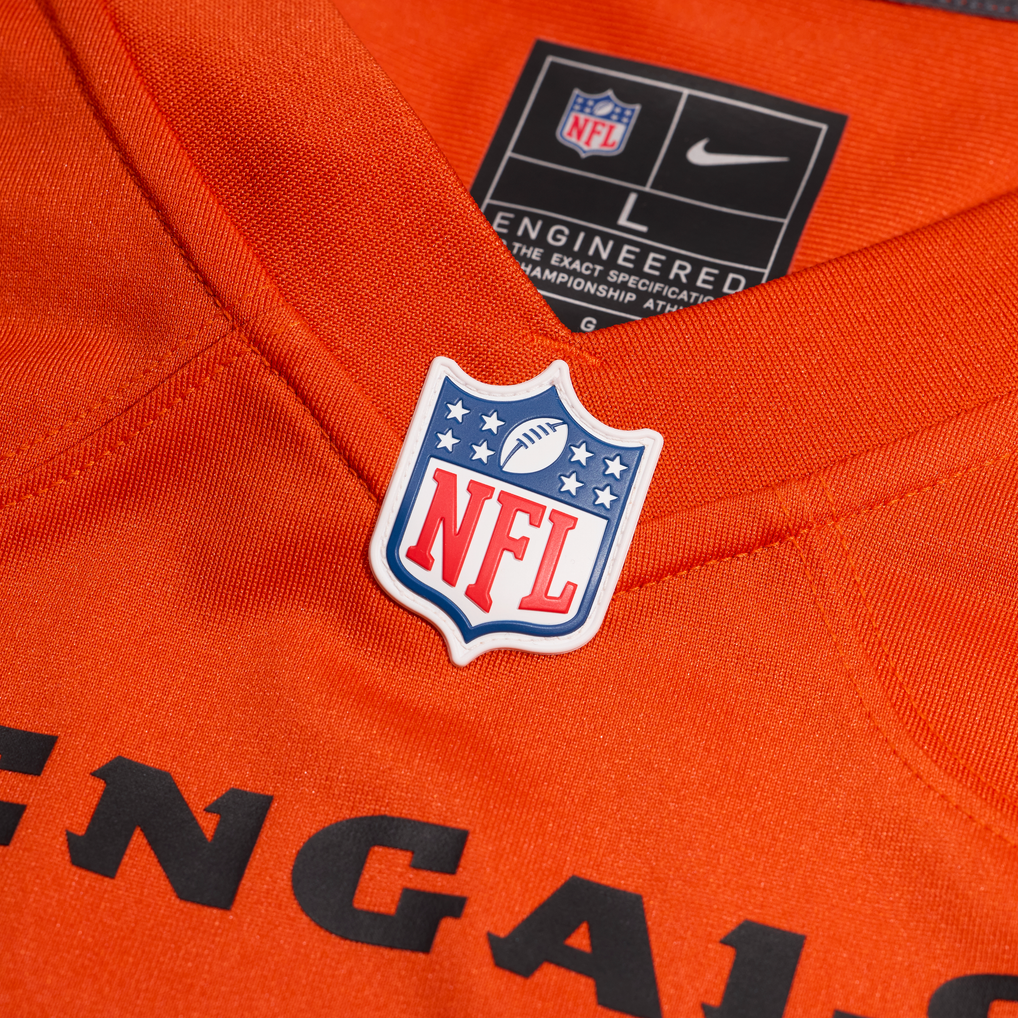 Men's Cincinnati Bengals Jonathan Allen Orange Alternate Game Jersey