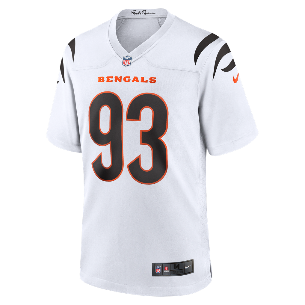 Men's Cincinnati Bengals Jonathan Allen White Game Jersey