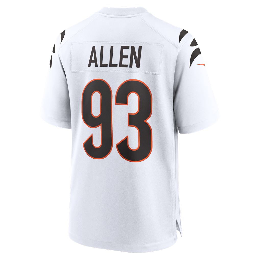 Men's Cincinnati Bengals Jonathan Allen White Game Jersey