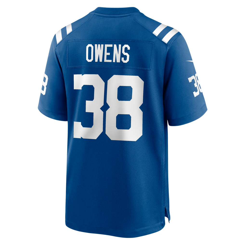 Men's Indianapolis Colts Jonathan Owens Royal Team Game Jersey
