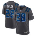 Men's Indianapolis Colts Jonathan Taylor Anthracite 2026 Rivalries Collection Game Jersey