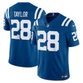 Men's Indianapolis Colts Jonathan Taylor Royal Team Vapor F.U.S.E. Stitched Limited Jersey