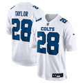 Men's Indianapolis Colts Jonathan Taylor Tundra White Fashion Game Jersey