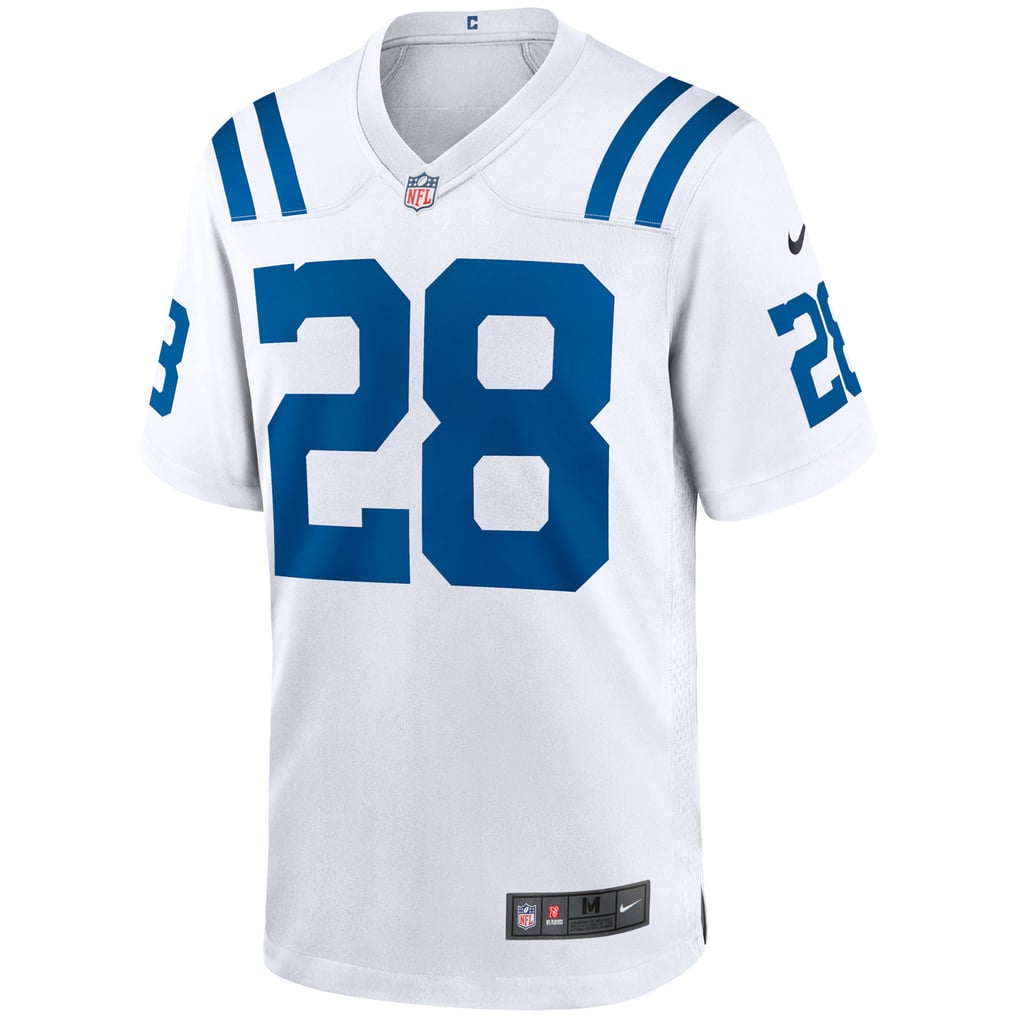 Men's Indianapolis Colts Jonathan Taylor White Game Jersey