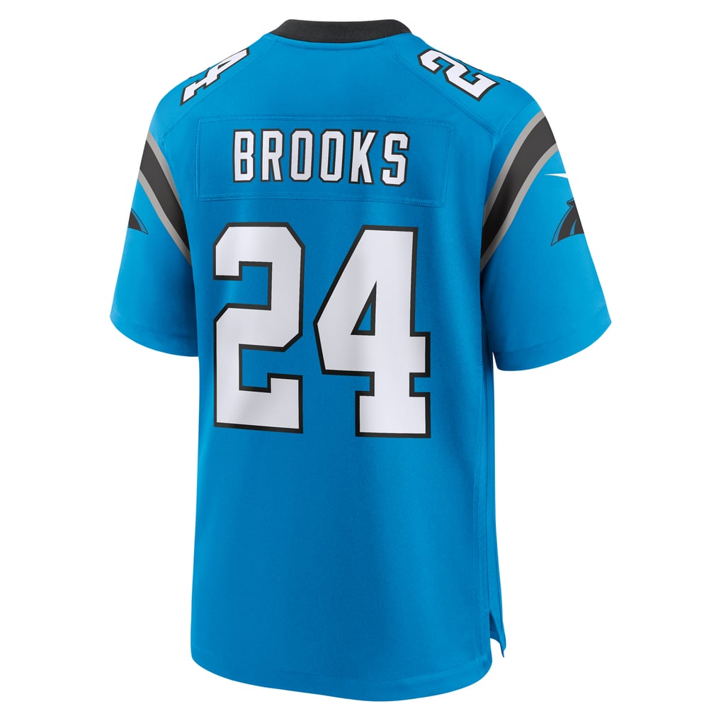 Men's Carolina Panthers Jonathon Brooks Blue Alternate Game Player Jersey