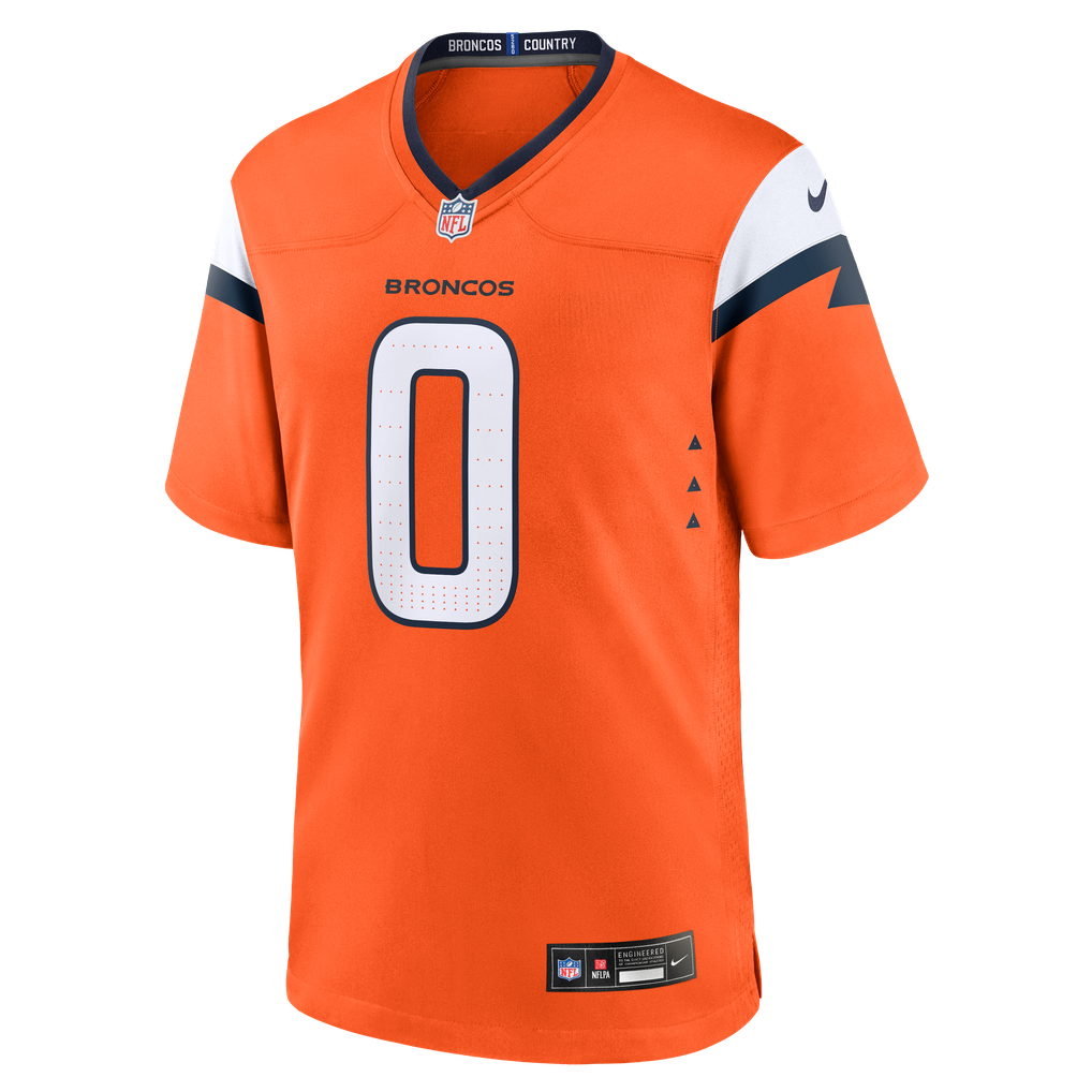 Men's Denver Broncos Jonathon Cooper Orange Team Game Jersey