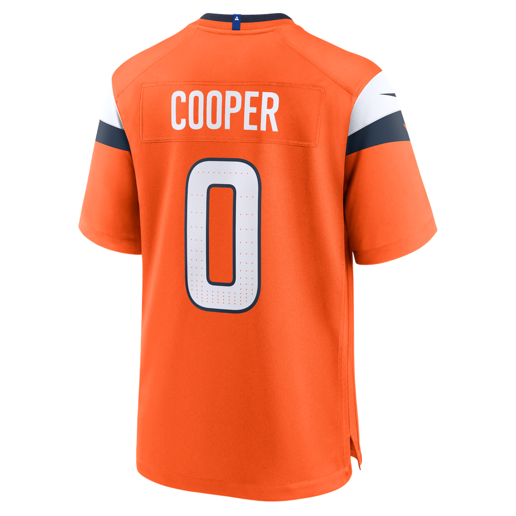 Men's Denver Broncos Jonathon Cooper Orange Team Game Jersey