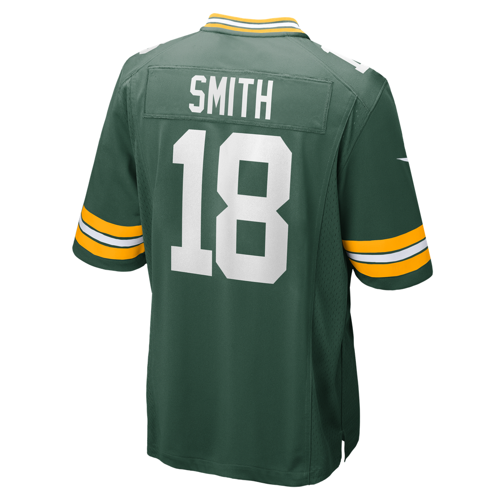 Men's Green Bay Packers Jonnu Smith Green Team Game Jersey