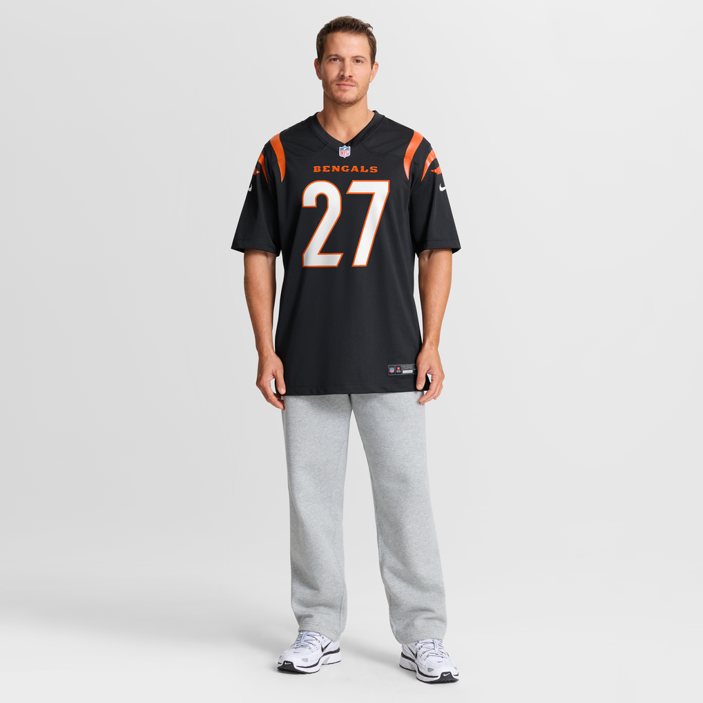Men's Cincinnati Bengals Jordan Battle Black Team Game Jersey