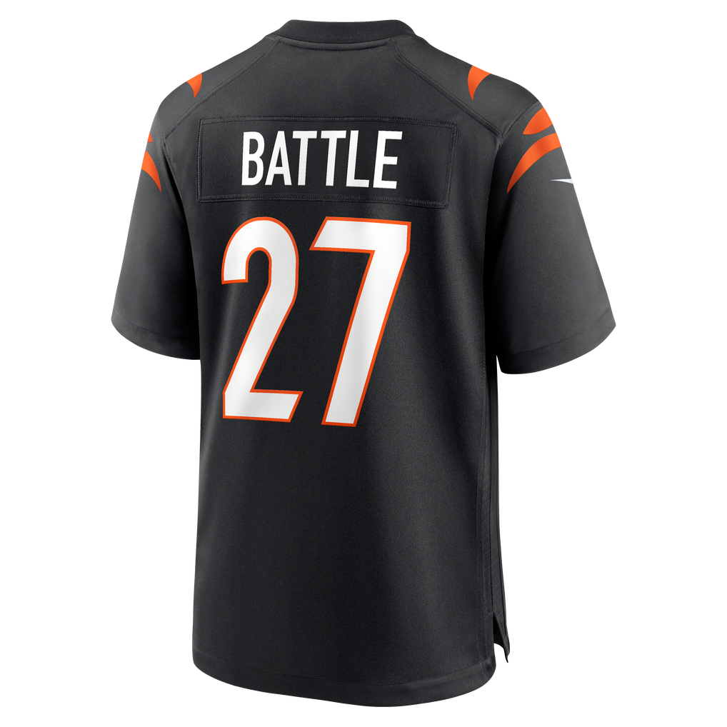 Men's Cincinnati Bengals Jordan Battle Black Team Game Jersey