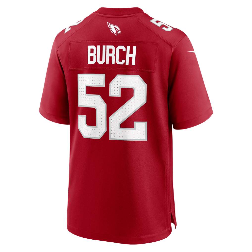 Men's Arizona Cardinals Jordan Burch Cardinal Team Game Jersey