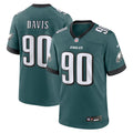 Men's Philadelphia Eagles Jordan Davis Midnight Green Team Game Jersey
