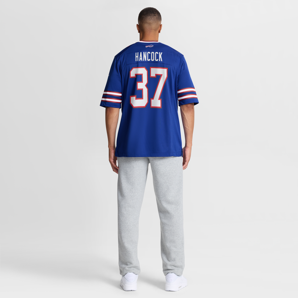 Men's Buffalo Bills Jordan Hancock Royal Team Game Jersey