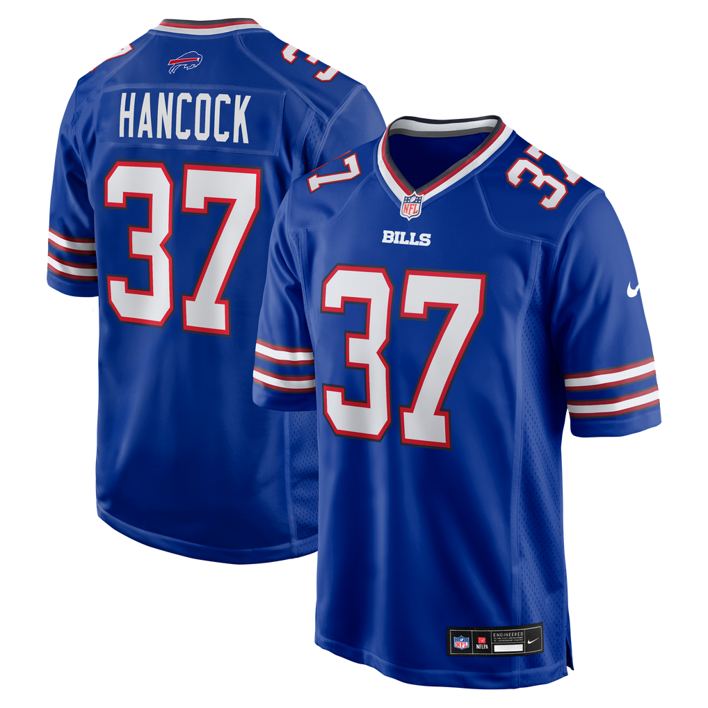 Men's Buffalo Bills Jordan Hancock Royal Team Game Jersey