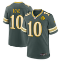 Men's Green Bay Packers Jordan Love Green 2026 Rivalries Collection Game Jersey