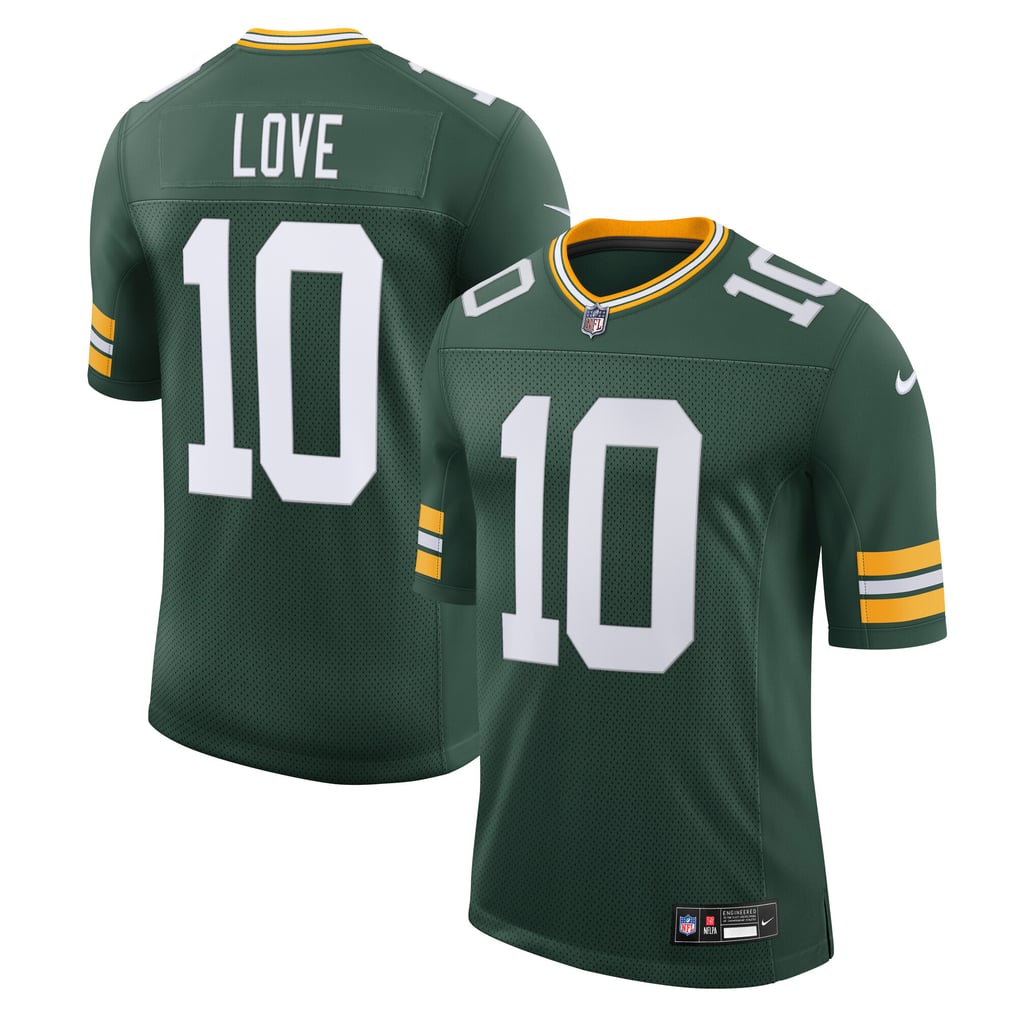 Men's Green Bay Packers Jordan Love Green Team Vapor Untouchable Limited Jersey
