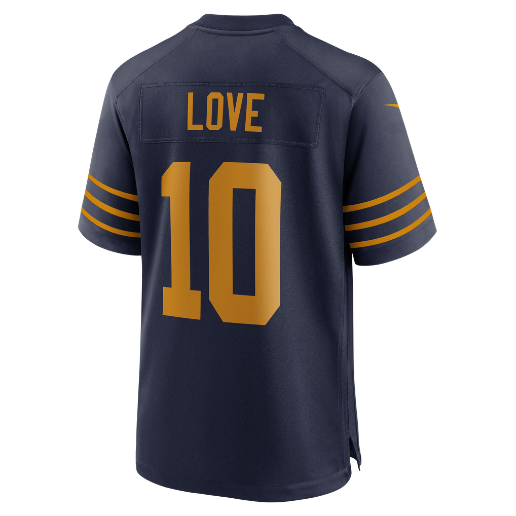 Men's Green Bay Packers Jordan Love Navy The 1923 Classic Game Jersey