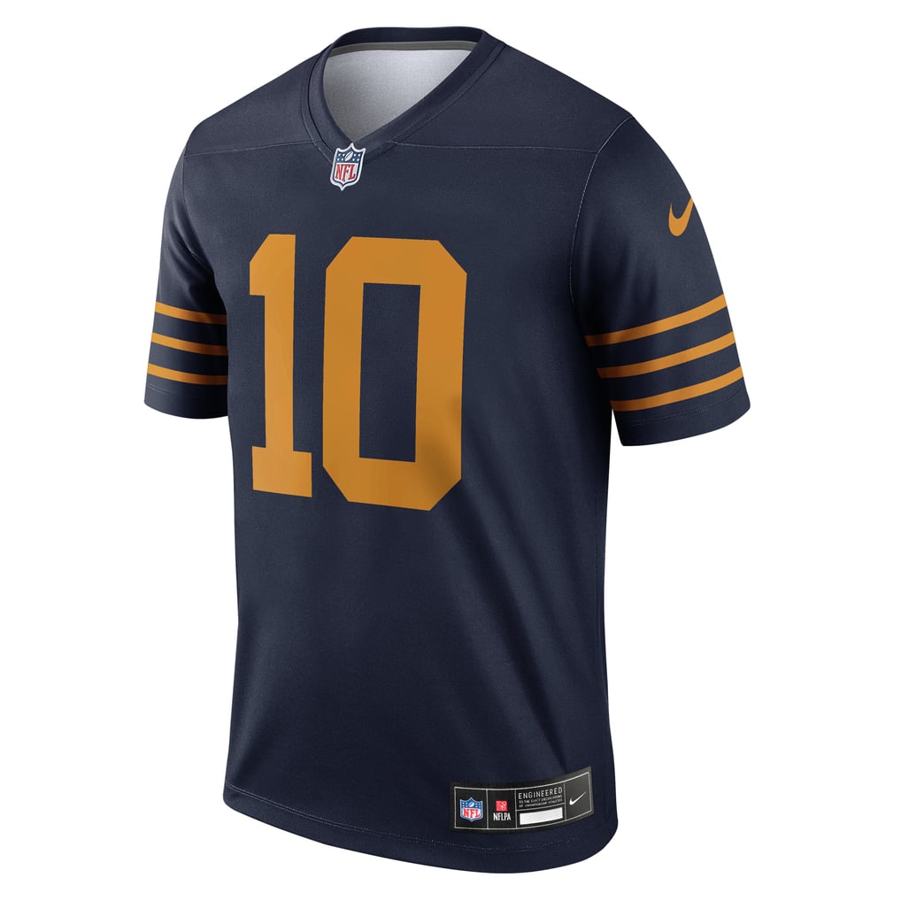 Men's Green Bay Packers Jordan Love Navy The 1923 Classic Legend Player Dri-FIT Top