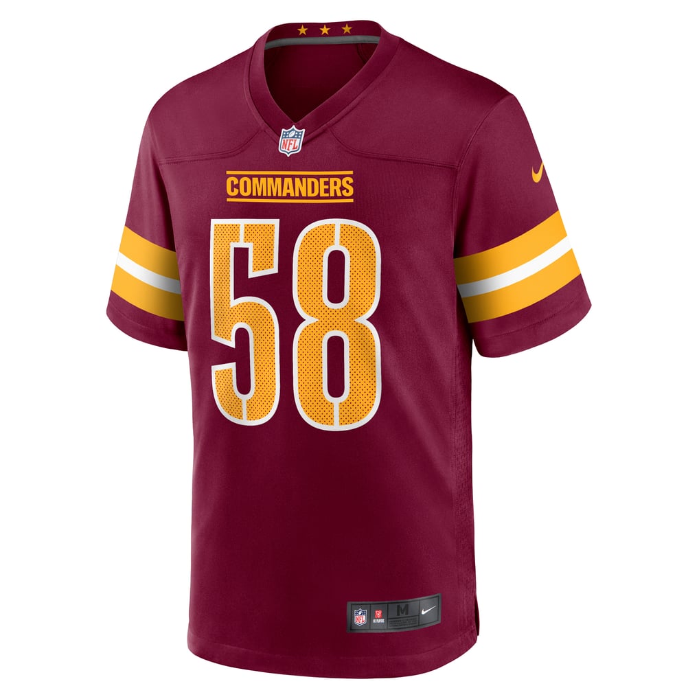 Men's Washington Commanders Jordan Magee Burgundy Game Jersey