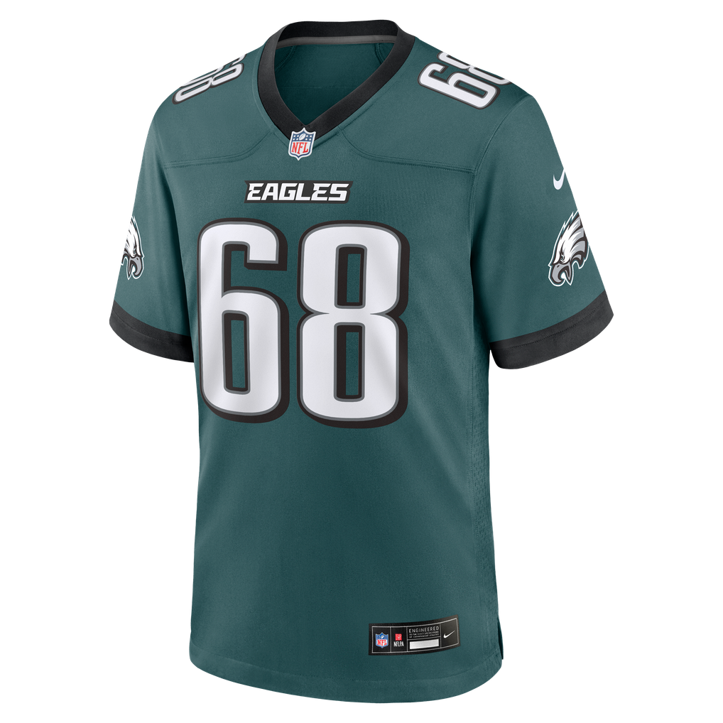 Men's Philadelphia Eagles Jordan Mailata Midnight Green Team Game Jersey