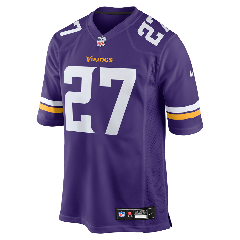Men's Minnesota Vikings Jordan Mason Purple Team Game Jersey