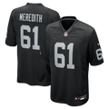 Men's Las Vegas Raiders Jordan Meredith Black Game Player Jersey