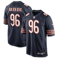 Men's Chicago Bears Jordan van den Berg Navy Team Game Jersey