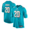 Men's Miami Dolphins Jordyn Brooks Aqua Game Jersey