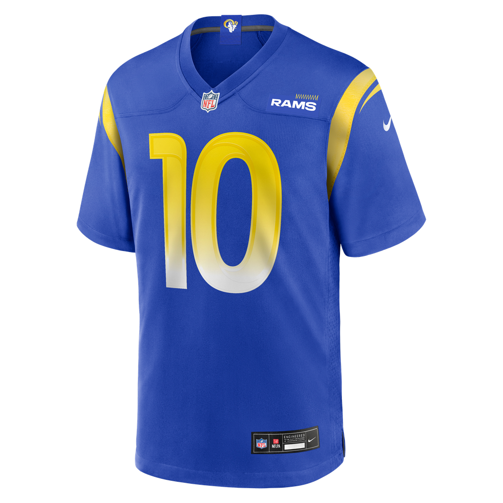 Men's Los Angeles Rams Josaiah Stewart Royal Team Game Jersey