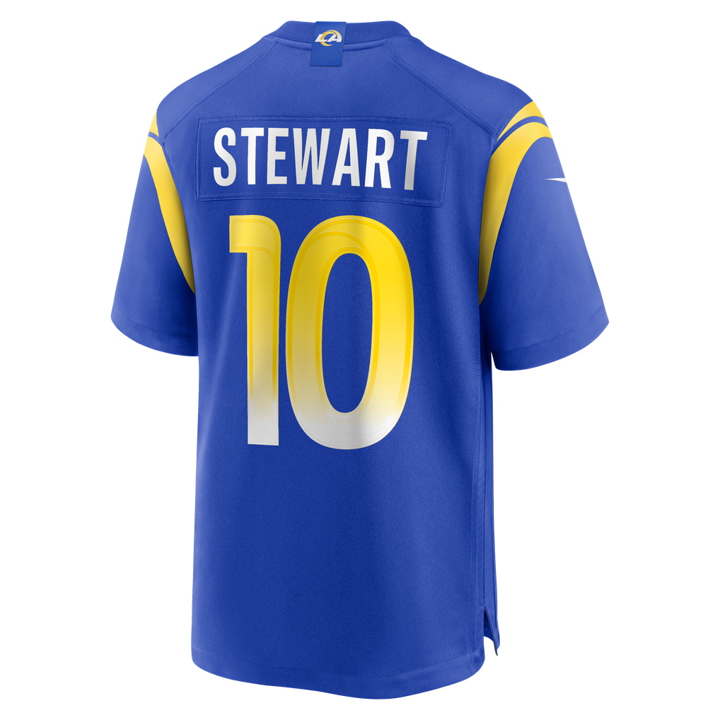 Men's Los Angeles Rams Josaiah Stewart Royal Team Game Jersey