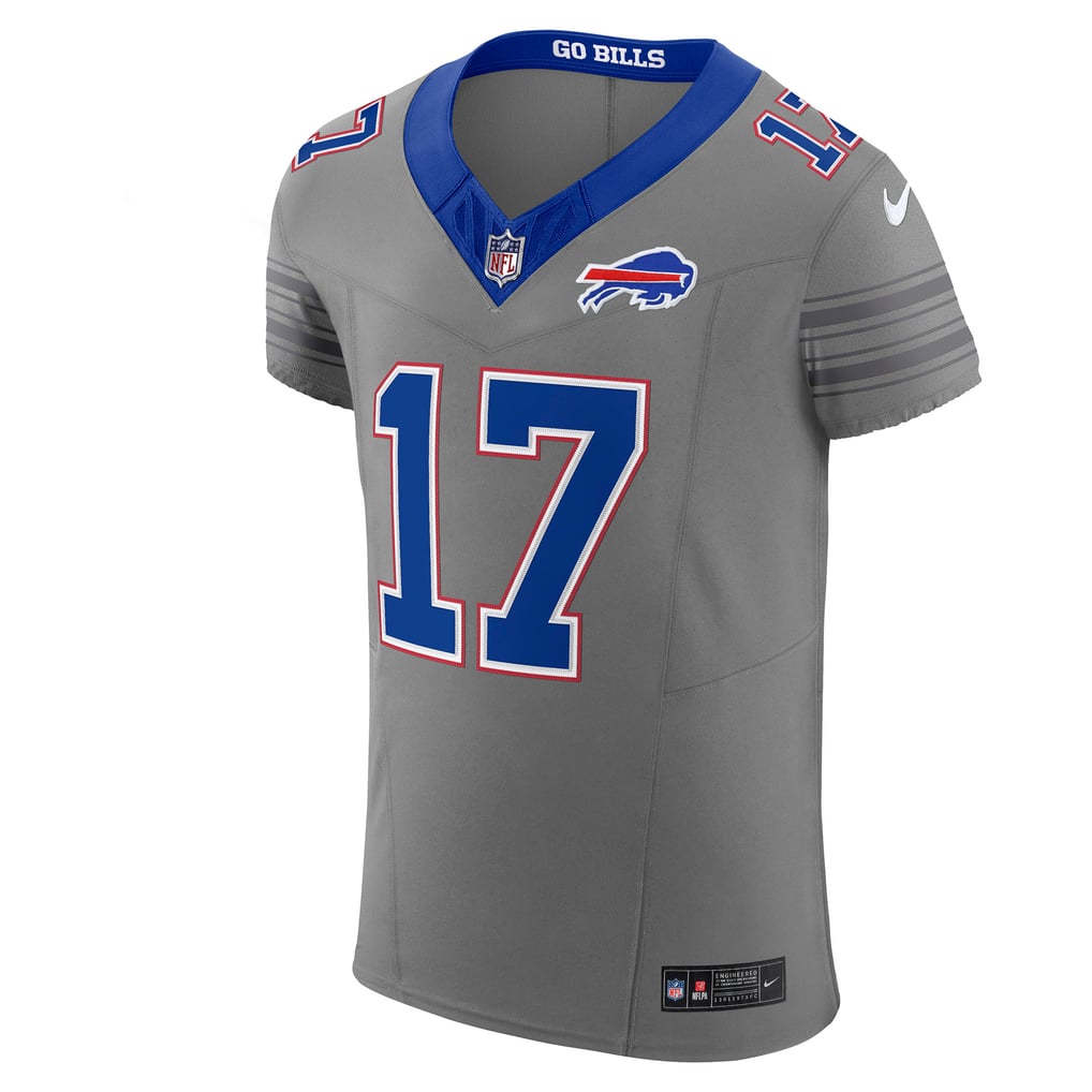 Men's Buffalo Bills Josh Allen Gray Nickel City Vapor F.U.S.E. Elite Jersey