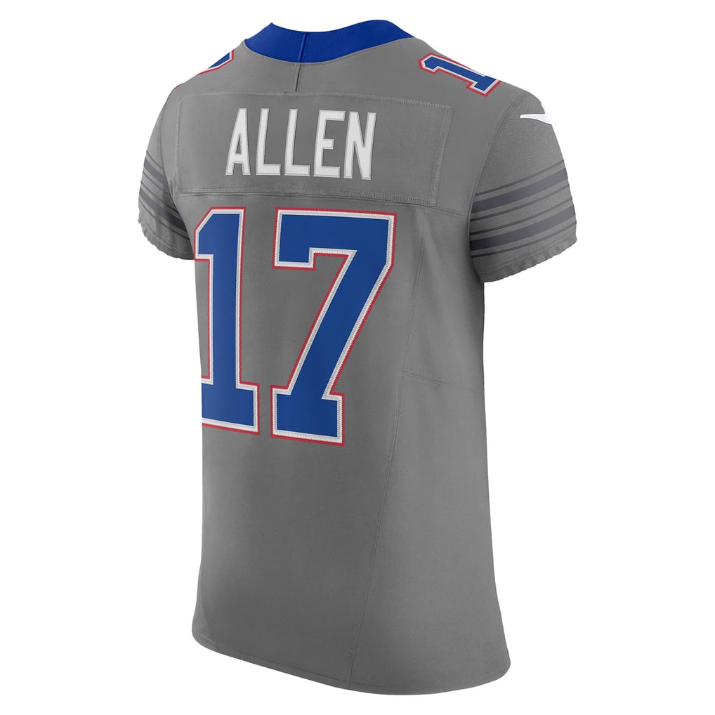 Men's Buffalo Bills Josh Allen Gray Nickel City Vapor F.U.S.E. Elite Jersey