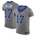 Men's Buffalo Bills Josh Allen Gray Nickel City Vapor F.U.S.E. Elite Jersey