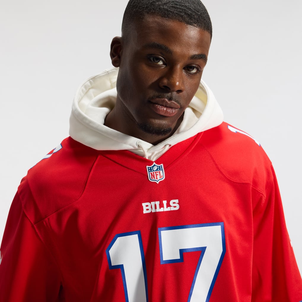 Men's Buffalo Bills Josh Allen Red Alternate Game Player Jersey