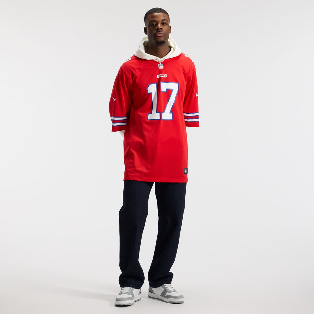 Men's Buffalo Bills Josh Allen Red Alternate Game Player Jersey