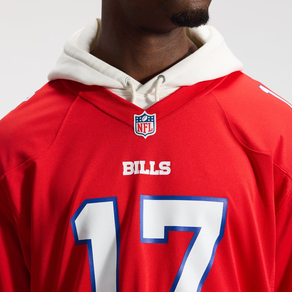 Men's Buffalo Bills Josh Allen Red Alternate Game Player Jersey