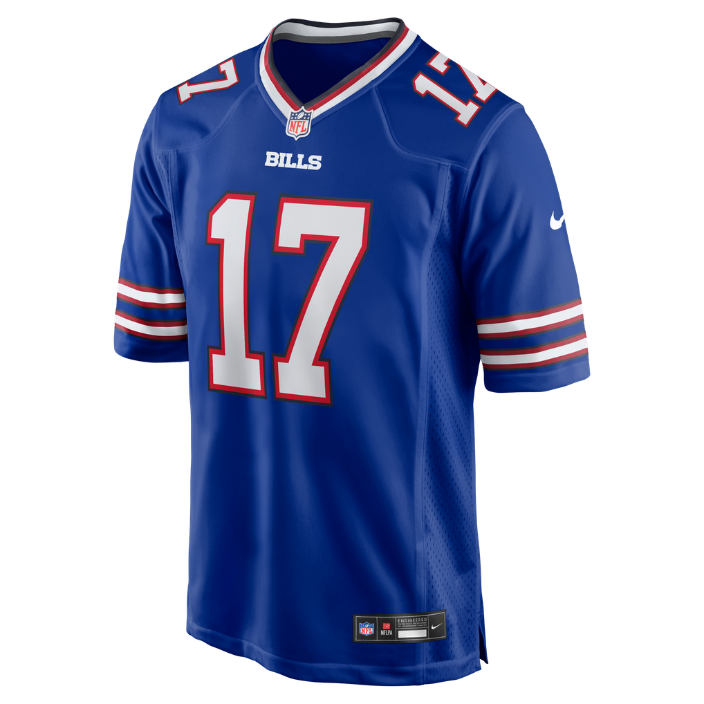 Men's Buffalo Bills Josh Allen Royal Team Game Player Jersey