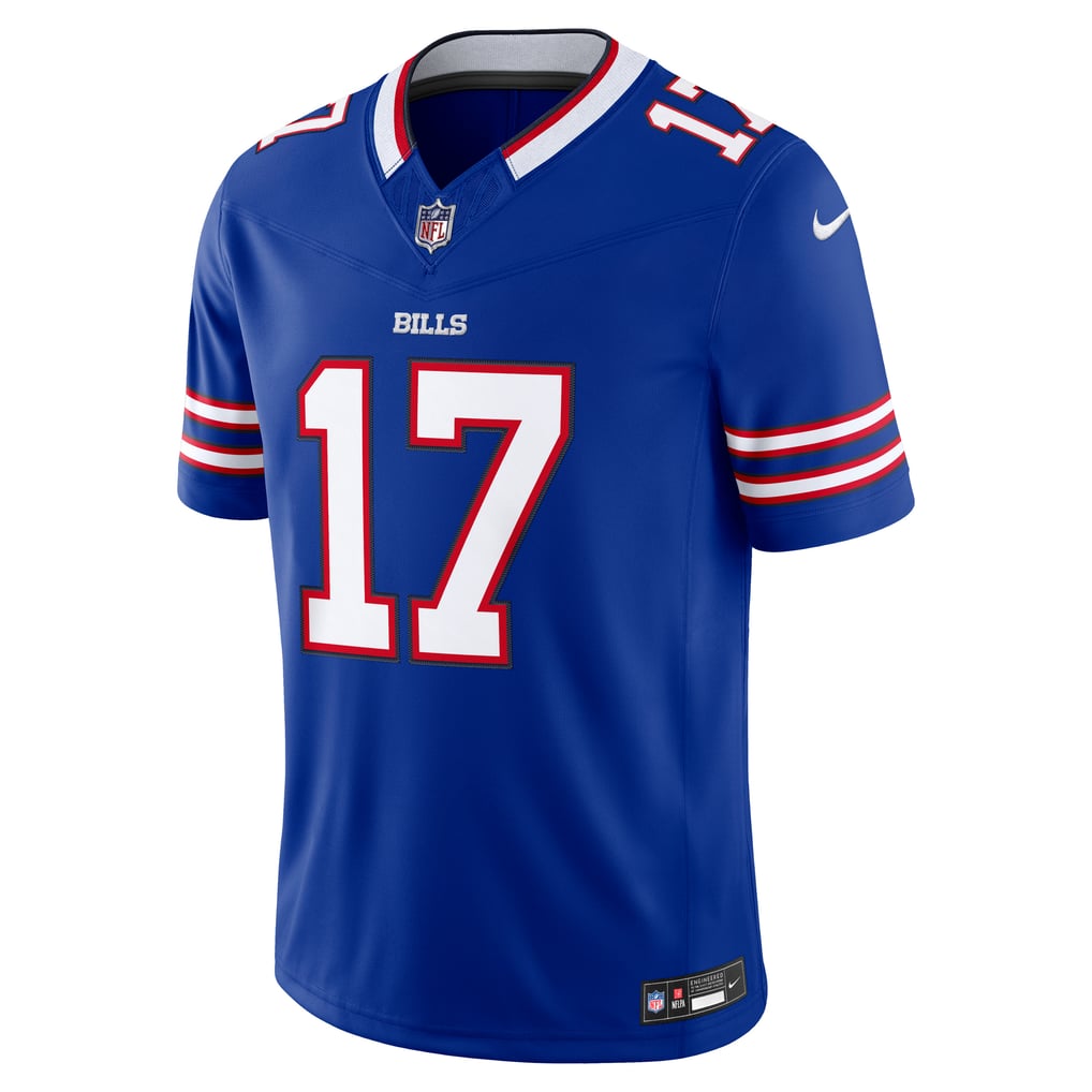 Men's Buffalo Bills Josh Allen Royal Team Vapor F.U.S.E. Stitched Limited Jersey