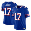 Men's Buffalo Bills Josh Allen Royal Team Vapor F.U.S.E. Stitched Limited Jersey