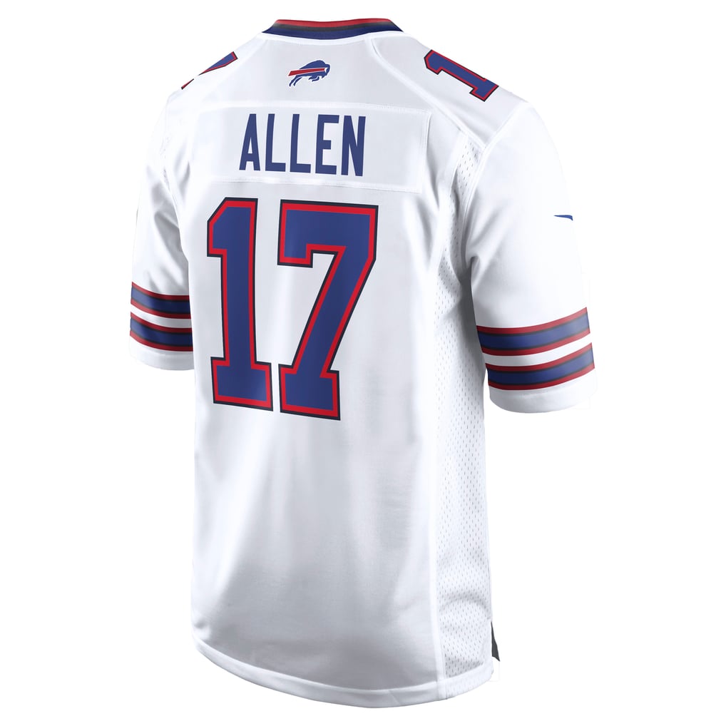 Men's Buffalo Bills Josh Allen White Game Player Jersey