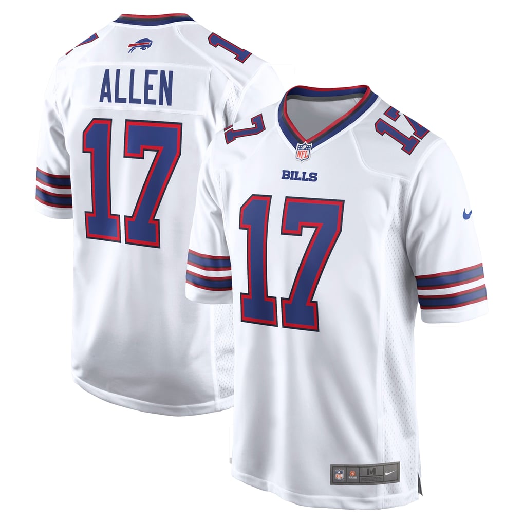 Men's Buffalo Bills Josh Allen White Game Player Jersey