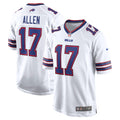 Men's Buffalo Bills Josh Allen White Game Player Jersey