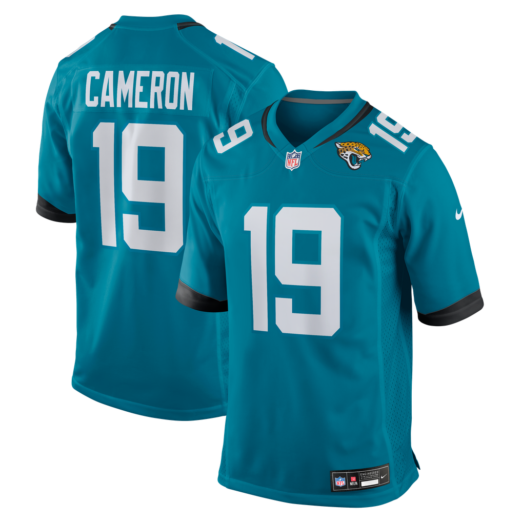 Men's Jacksonville Jaguars Josh Cameron Teal Game Jersey