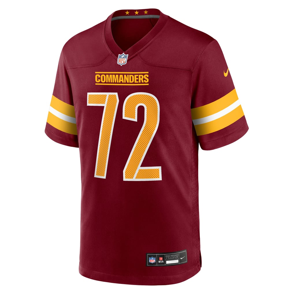 Men's Washington Commanders Josh Conerly Jr. Burgundy Team Game Jersey
