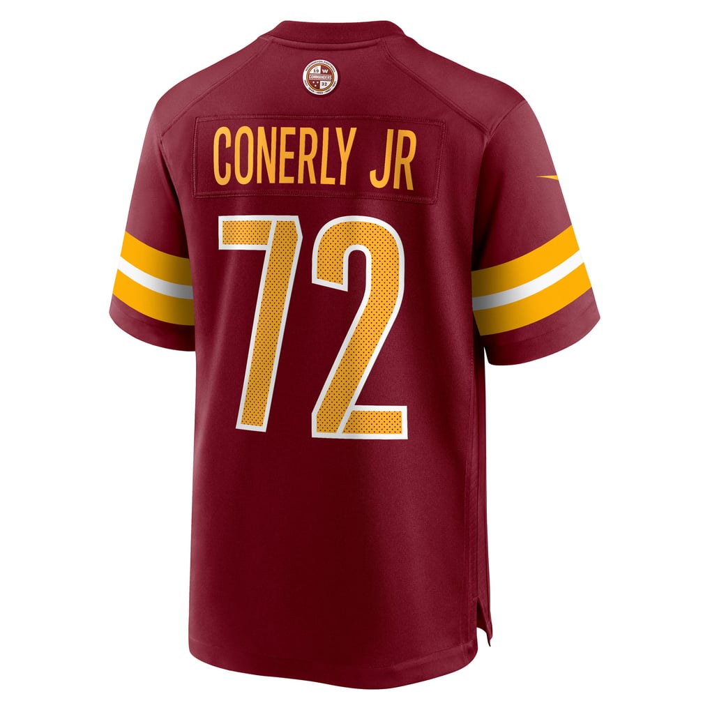 Men's Washington Commanders Josh Conerly Jr. Burgundy Team Game Jersey