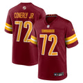 Men's Washington Commanders Josh Conerly Jr. Burgundy Team Game Jersey