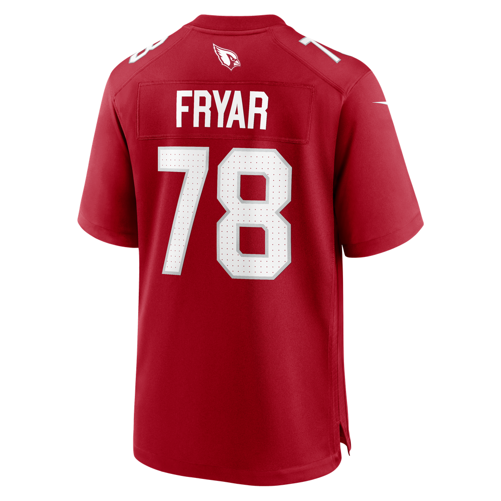 Men's Arizona Cardinals Josh Fryar Cardinal Team Game Jersey