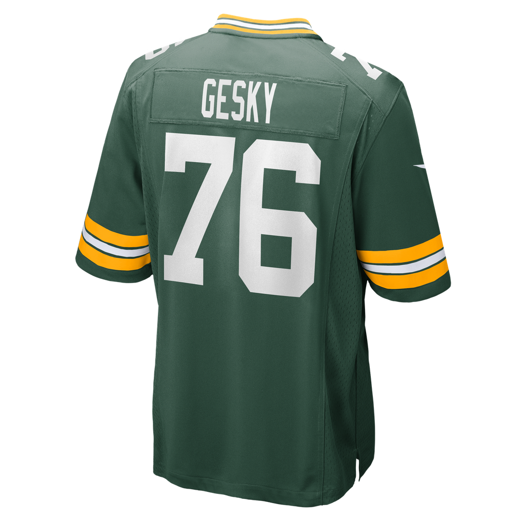 Men's Green Bay Packers Josh Gesky Green Team Game Jersey