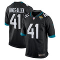 Men's Jacksonville Jaguars Josh Hines-Allen Black Alternate Game Jersey